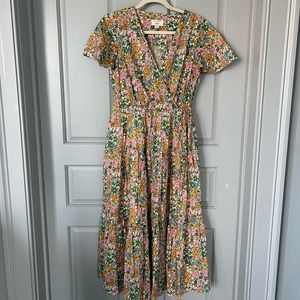 JCrew Liberty print dress